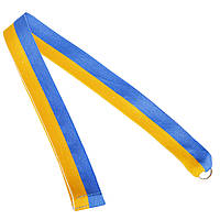 Лента для медали спортивной Zelart C-6312 желтый-голубой pm