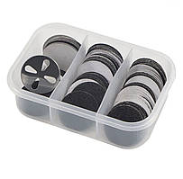 Набір змінних файлів 25 мм. (60 шт./уп.) з металевою основою у комплекті - для педикюру 240 гріт