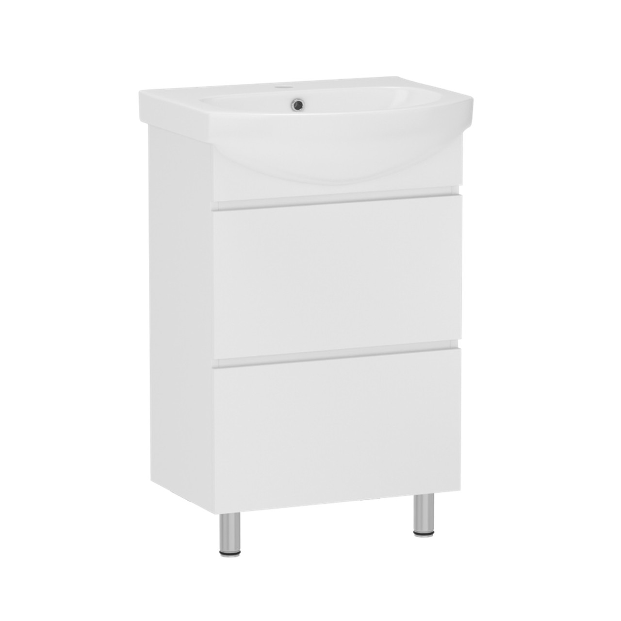 TOFT-ХО тумба універсальна з умивальником 60см, (2 ящики, в комплекті з умивальником Runa, арт L81960000),