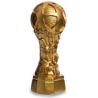 Статуэтка наградная спортивная Футбол Футбольный мяч золотой Zelart HX3786-A5 ar