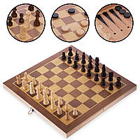 Набор настольных игр 3 в 1 Zelart W3517 шахматы, шашки, нарды pm