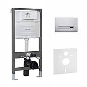 VOLLE MASTER EVO SENSOR комплект інсталяції для унітазу 4в1 (інсталяція, кріплення, прокладка, клавіша LARGO