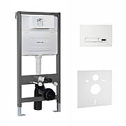 VOLLE MASTER EVO SENSOR комплект інсталяції для унітазу 4в1 (інсталяція, кріплення, прокладка, клавіша LARGO
