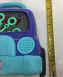 Пістолет мильних бульбашок Mini car bubble синя, фото 4