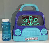 Пістолет мильних бульбашок Mini car bubble синя, фото 3