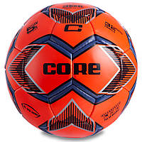 Мяч футбольный CORE HI VIS3000 CR-017 №5 PU красный pm