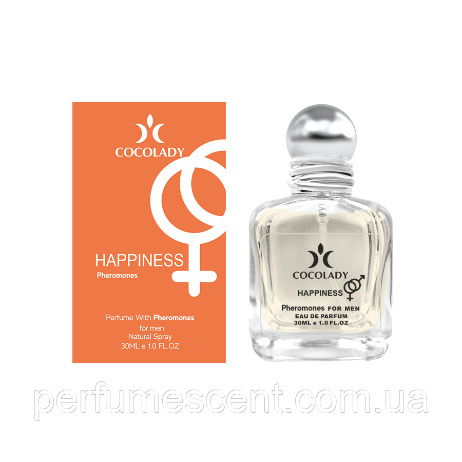 Парфуми чоловічі HAPPINESS Pheromones Cocolady 30ml (аромат схожий на Clinique Happy For Men), фото 1