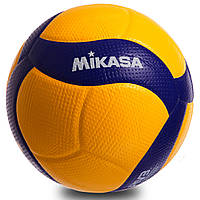 Мяч волейбольный MIKASA V200W №5 PU желтый-синий pm