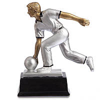 Статуетка нагородна спортивна Боулінг Боулінгіст Zelart HX2880-A11 pm