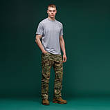 Футболка Basic Military T-shirt. Сірий. Розмір S, фото 6
