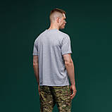 Футболка Basic Military T-shirt. Сірий. Розмір S, фото 5