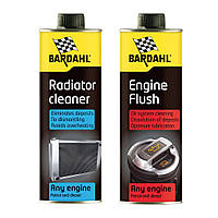 АКЦИОННЫЙ НАБОР Промывка дв-ля ENGINE FLUSH BARDAHL 0,3л 1032B + Промывка радиатора RADIATOR CLEANER BARDAHL 0