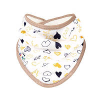 Нагрудник бандана Панда Akuku A1512 сердечка