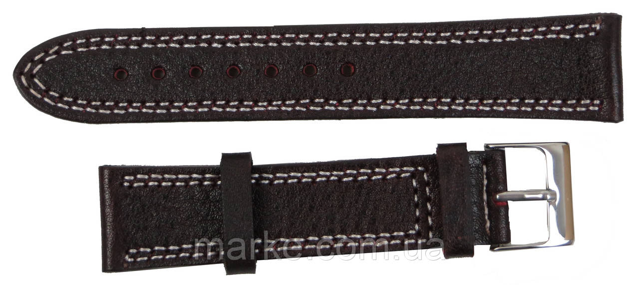 Ремінець, браслет для годинника Mykhail Ikhtyar коричневий (mrk)