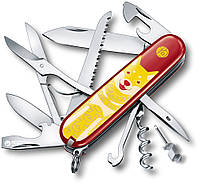 Нож Victorinox Swiss Army Huntsman красный в подарочной упаковке "Год собаки 2018"