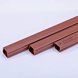 LV 18х13 кабельний канал з ПВХ (темне дерево) 18х13мм; Серія LV, довжина 2м