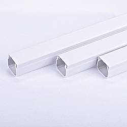 LHD 20x20 Кабельний канал з ПВХ білого кольору 20х20мм; Серія LH, довжина 2м