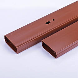 LHD 40x20 Кабельний канал з ПВХ (темне дерево) 40х20мм; Серія LH, довжина 2м