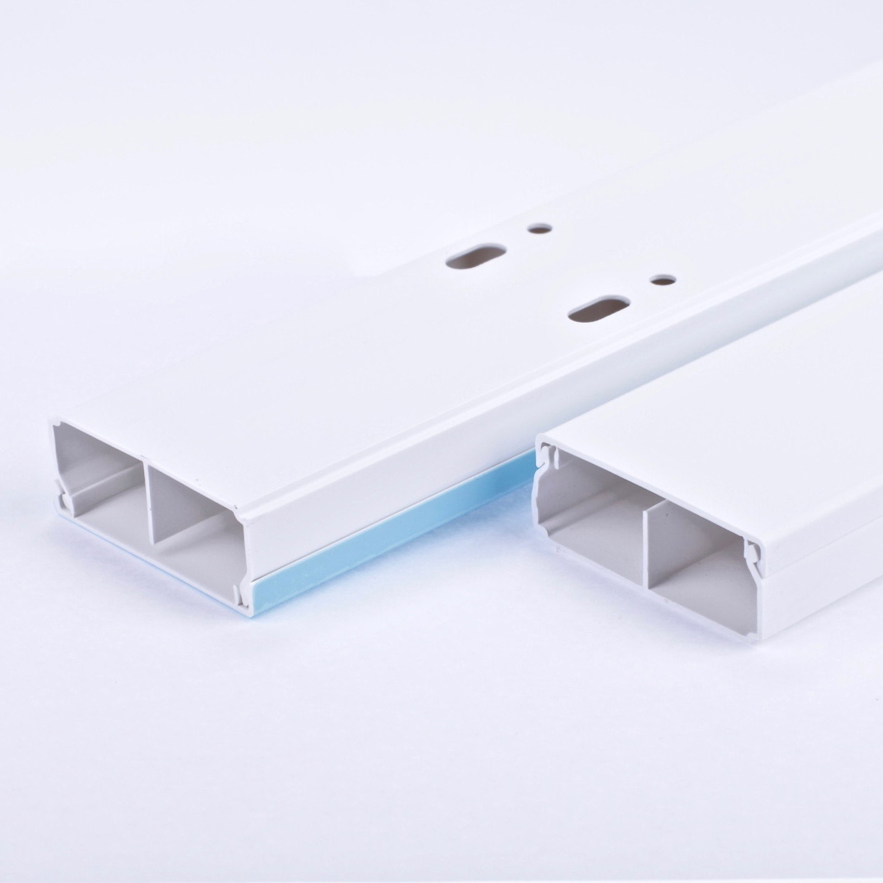 LHD 50x20/1 Кабельний канал з ПВХ білого кольору 50х20мм з перегородкою; Серія LH, довжина 2м, фото 1