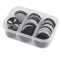 Набір змінних файлів 35 мм. (50 шт./уп.) з металевою основою у комплекті - для педикюру 180 гріт.