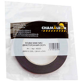 Двосторонній скотч чорний Chamaleon 832 Double Sided Tape Black 9мм×5м