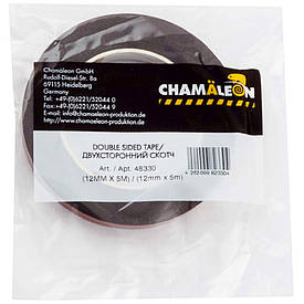 Автомобільний двосторонній скотч високої міцності чорний Chameleon 833 Double Sided Tape Black 12мм×5м