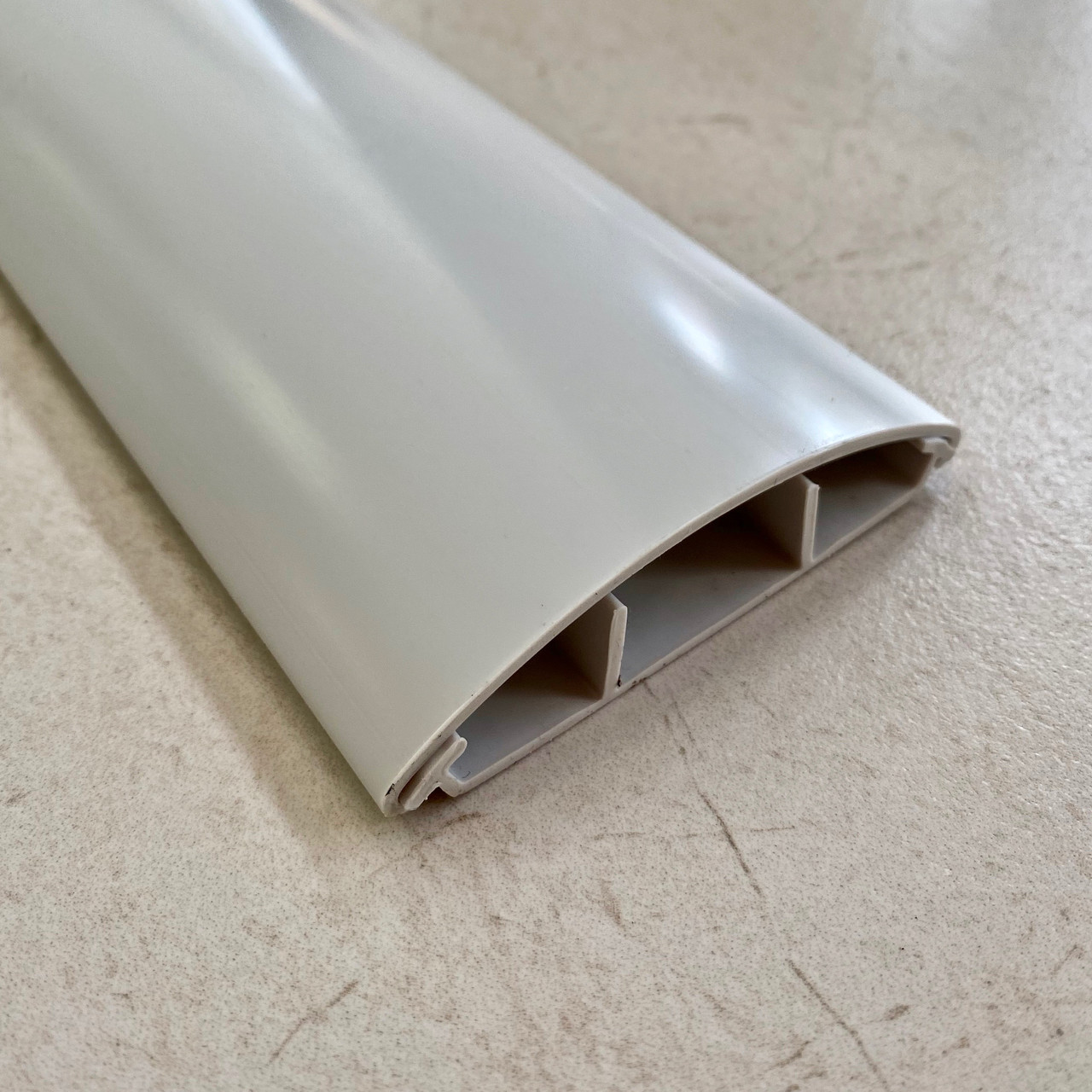 LO 75 KD підлоговий кабельний канал(світло-сірий) 74х20мм; Серія LО для підлоги; ПВХ, фото 1