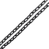 Ланцюжок для сумки Z501-2 якірний середній, колір чоний нікель, фото 3