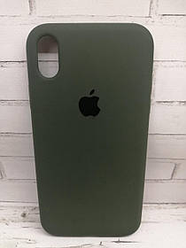 Чохол на iPhone XR накладка бампер протиударний Original Soft Touch cyprus green