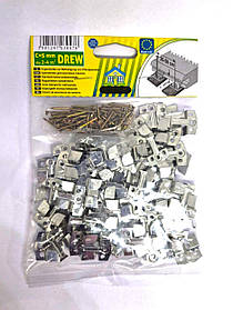 Кляймер для кріплення МДФ 5мм (упаковка 80шт.)