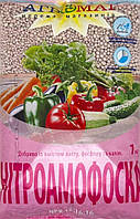 Минеральное удобрение Нитроаммофоска, 1кг, Агромаг NPK 16:16:16