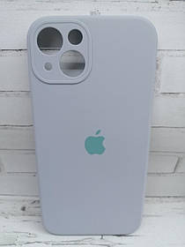 Чохол на iPhone 13 накладка бампер протиударний Original Soft Case mist blue