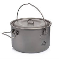 Котелок для туризма и кемпинга титановый Widesea 1950мл