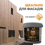 Поліуретановий лак MG™ для дерева трикомпонентний Глянцевий 1кг (А+Б+С) plastall, фото 4