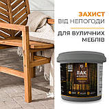 Поліуретановий лак MG™ для дерева трикомпонентний Глянцевий 1кг (А+Б+С) plastall, фото 7