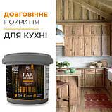 Поліуретановий лак MG™ для дерева трикомпонентний Глянцевий 1кг (А+Б+С) plastall, фото 8