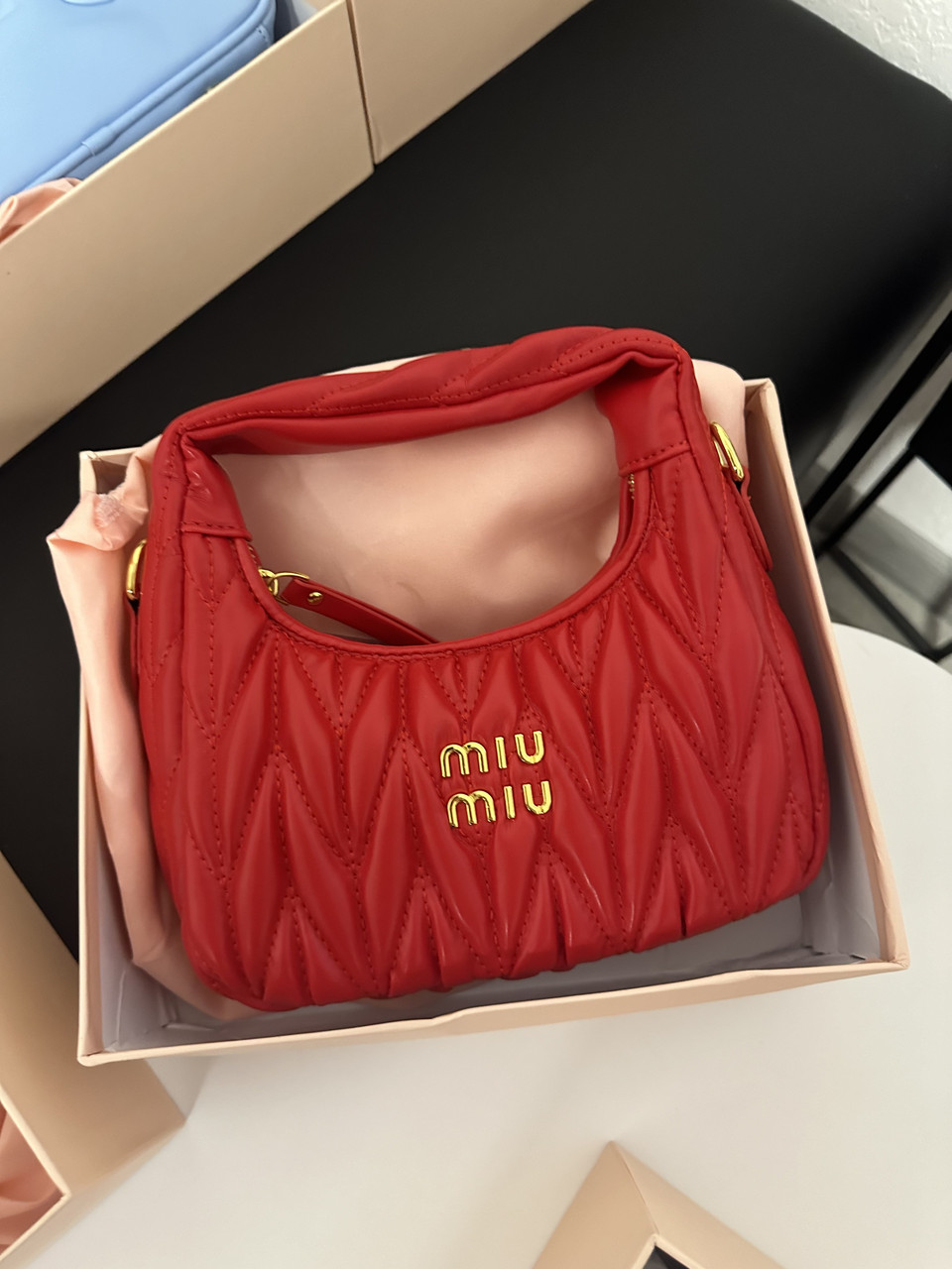 Жіноча сумка Міу Міу червона Miu Miu Red, фото 1