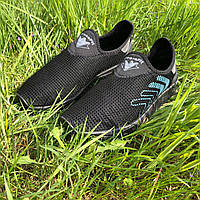 MKL Тонкие кроссовки мужские из сетки 45 размер. Летние кроссовки сетка. Модель 56266. NQ-443 Цвет: черный