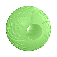 Іграшка для собак М'яч cветонакопичувальний WauDog з отвором для ласощів 7 см Collar