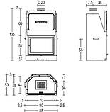 Камінна топка MA 260 SL (14,0 кВт) Piazzetta, фото 2