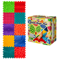 Ортопедичний масажнийкилимок  Пазли Мікс 10 елементів Яніна