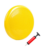 Балансувальна подушка масажна D 33 см надувна з насосом Яніна, фото 4