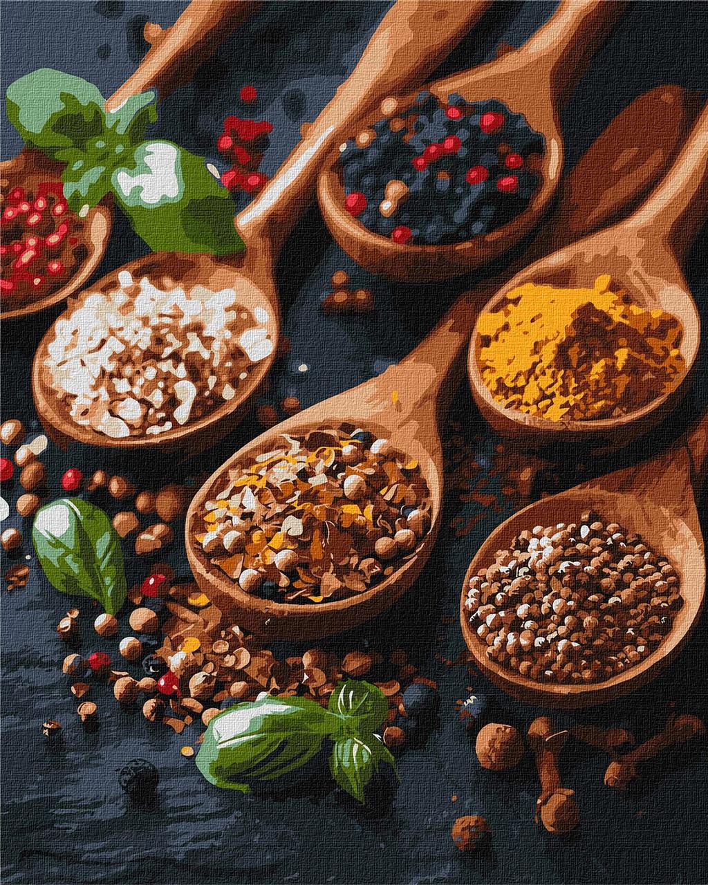 Картина за номерами Натюрморт. Аромат спецій 40*50 см Ідейка KHO 5688