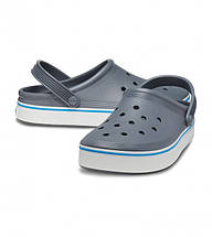 Крокси Crocs Off Court Clog Grey Крокс чоловічі жіночі сірі, фото 3
