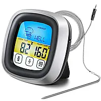 Кулинарный термометр с сенсорным экраном и выносным щупом для мяса духовки/гриля