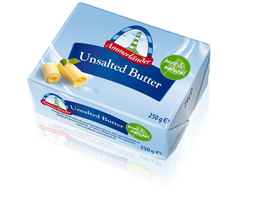 Олія Вершкове Несолене Unsalted Butter Ammerlander 250 г Німеччина