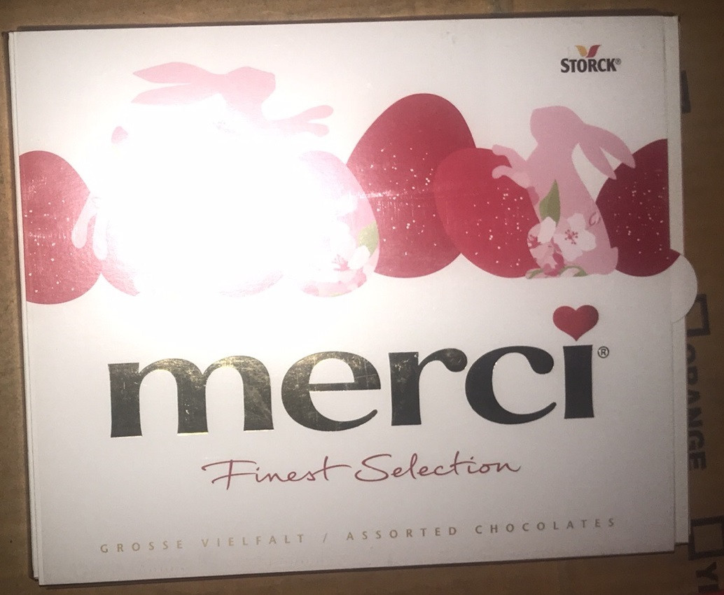Цукерки Шоколадні асорті Storck Merci Finest Selection Сторк Мерсі 250 гр. Німеччина