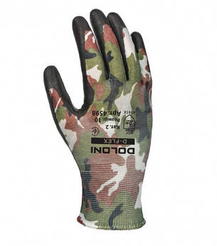 Рукавички Doloni D-FLEX трикотажні з поліуретановим покриттям, р.10, фото 1