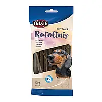 Лакомство для собак Trixie Rotolinis with Tripe (рубец) 12 шт, 120 г Трикси с желудком снеки
