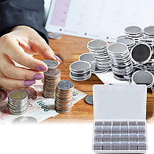 Тримач капсул для монет 100 шт., 27 мм/30 мм. Тримачі для монет. Amazon, Німеччина, фото 2